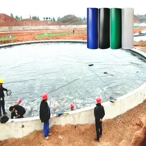 生物絮团鱼缸HDPE土工膜池塘衬垫9米直径鱼缸