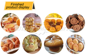 Cupcake automatique de gâteau faisant le fabricant de machine avec 60-80 kg/h - Product Image 2