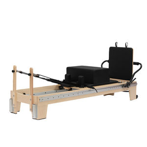 Machine de Pilates Reformer à prix abordable pour usage domestique et musculation, avec lit coulissant à rail <span class=keywords><strong>complet</strong></span> en bois d'érable, idéale pour <span class=keywords><strong>studio</strong></span> de yoga - Product Image 2