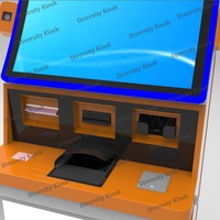DK Bargeldeinzahlungsautomat mit SDK-Funktion 15-22 Zoll LCD-Bildschirm Überwachungskamera Freistehend für Indoor-Glücksspielnutzung