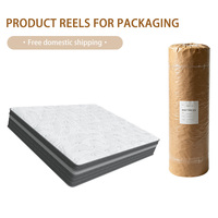 Matelas hybride à ressorts ensachés en mousse à mémoire de forme, orthopédique, rafraîchissant, soulageant la pression, taille Queen et King, respirant, emballé sous vide, mobilier de maison