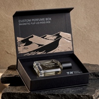 Scatola Regalo Personalizzata Nera per Eau De Toilette e Scatola Magnetica per Profumo con Espositore in Carta e Confezione per Profumo