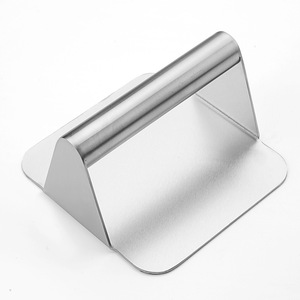 Prensa para Hamburguesas Redonda y Cuadrada de Acero Inoxidable, Herramienta para Carne de Alta Calidad - Product Image 5