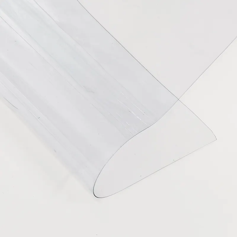 Tapis de table Esd PVC Protéger les tôles Matériau d'empilage Film alimentaire Rouleau plastique Souple Flexible Hd Transparent Transparent