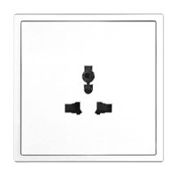 Panel de Control Inteligente KNX Laigen 86 Tipo 4 Gang 8 Control, Personalizable, Plástico Blanco, RS485, para Cortinas de Luz y Escenas, con Control Remoto de Campo y Red