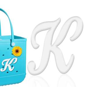 26 breloques de lettres pour sac Bogg Alphabet Lettrage Accessoires breloques compatibles avec le sac Bogg Insert original Lettre décorative - Product Image 4