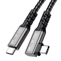Cable de Datos USB5 de Alta Velocidad 80G 240W con Carga Rápida para Laptop y Teléfono, Tipo-C a C, Compatible con Adaptador de Proyección HD 16K