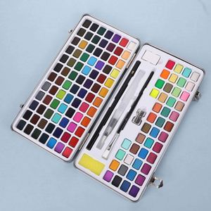 130 Ensembles de Peinture Aquarelle Premium Qualité Artiste Papier Toile Verre Capacité 1ml Personnalisable pour Croquis Urbains et Voyages - Product Image 5