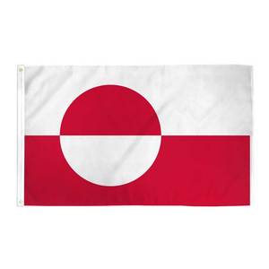 <span class=keywords><strong>Bandera</strong></span> de <span class=keywords><strong>Groenlandia</strong></span> de Alta Calidad, 100% Poliéster, Duradera, Color Personalizado, Impresión Digital, Asta de Aluminio, Uso Deportivo - Product Image 1