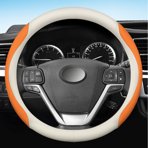 Funda de <span class=keywords><strong>Volante</strong></span> Deportiva Transpirable Antideslizante Universal en Forma de O/D de Fibra de Carbono y Cuero para Ford <span class=keywords><strong>Ecosport</strong></span> - Product Image 1