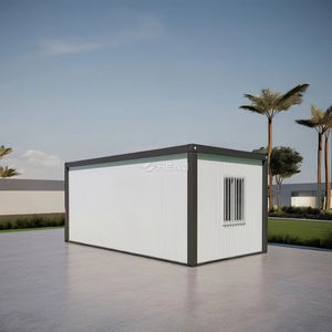 <span class=keywords><strong>Garage</strong></span> modulaire préfabriqué portable de 20 pieds au design moderne pour voitures, utilisation extérieure, fabriqué en panneaux sandwich - Product Image 4