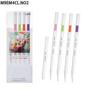 Lápiz de color Unni Emott, cuerpo blanco con impresión digital de 0,9 mm, juego multicolor para uso en oficina y escuela, serie M9EM4CL - Product Image 4