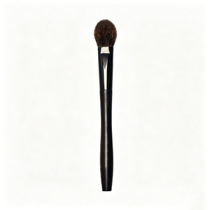Pinceau à blush en forme de cœur, poils doux d'animaux, manche en bois pour une application de maquillage naturel. - Product Image 2