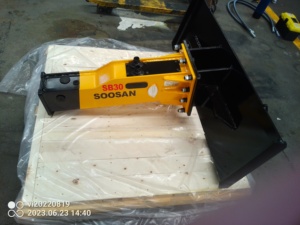 Martillo Hidráulico Tipo Caja SOOSAN SB 30 con Cincel de 53 mm de Diámetro, Componentes Principales del Motor para Excavadoras de 2.5-4.5 Toneladas - Product Image 5