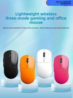 [Approvisionnement direct transfrontalier] Souris de jeu ergonomique sans fil et filaire pour bureau, triple mode, suivi photoélectrique, rechargeable