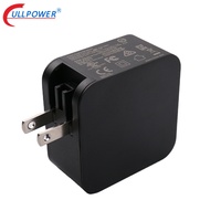 Cargador PD de 30W 5V 3A 9V 3A 12V 2A 15V 2A 20V 1.5A con enchufes de CA intercambiables (AU, EU, UK, US) Certificación RoHS Nivel VI