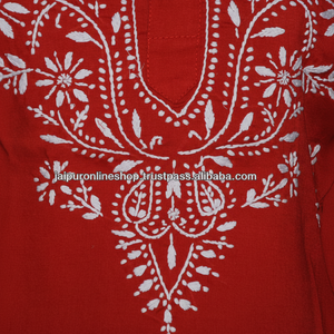Lucknot-bordado chikan, kurti - Product Image 1