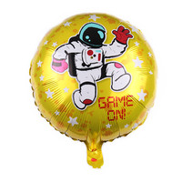 Balon foil tema luar angkasa balon astronot balon helium bulat balon foil dekorasi pesta ulang tahun