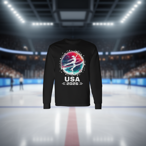 Camiseta de manga larga para patinaje artístico del equipo estadounidense 2026, Patinaje Artístico Americano - Product Image 3