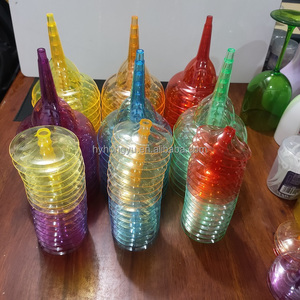 Bicchieri da Cocktail in Plastica Trasparente di Alta Qualità, Design Classico, Monouso per Vino, Vendita all'Ingrosso - Product Image 6