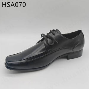 Zapatos de Vestir LXG para Oficina, Diseño de Punta Cuadrada, para Ocasiones Formales, Antiencogimiento, con Cordones, para Funcionarios, Modelo HSA070 - Product Image 1