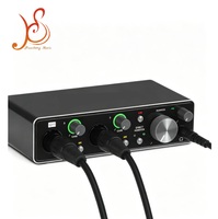 Mini interface audio externe, carte son professionnelle OTG 24 bits/192 kHz pour l'enregistrement sur ordinateur