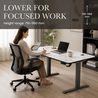 AOR Home Bureau Ergonomique Silencieux à Hauteur Réglable pour Ordinateur, Double Usage Assis-Debout, Idéal pour le Bureau et l'Apprentissage, Vente en Gros Usine