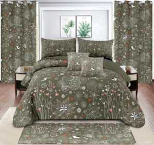 Tùy Chỉnh Thân Thiện Với Môi Chất Lượng Cao Jacquard Bộ Đồ Giường Bộ Sưu Tập Bộ Đồ Giường Đặt Sang Trọng Comforter Duvet Cover Set - Product Image 3