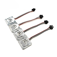 Sensor de fuerza de puente completo de 4 hilos, plano, delgado, miniatura, micro, celda de carga pequeña de 5kg, 10kg, 20kg, 30kg, 50kg, 75kg, 100kg, 150kg