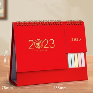 Wholesale Promotional Gift Desk Calendar 2023 Custom Chinese New Year Calendar with Sticky Notes