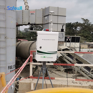 Phát thải chưa được tổ chức TVOC, mùi, hạt vật chất hệ thống giám sát trực tuyến SO2, No2, O3, co RH tiếng ồn 4G đám mây - Product Image 3