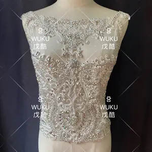 Wuku large size hand make top piece body cover applique in pizzo decorativo i