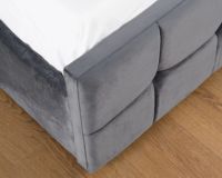Ensemble de meubles de chambre à coucher de style européen : Lit king-size de luxe, lit king-size moderne avec lit double rembourré, meilleure vente