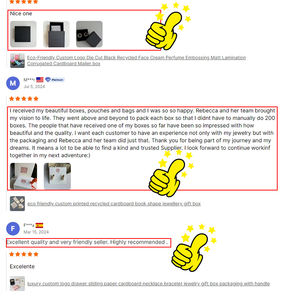 Özel Logo ile lüks dikdörtgen kare karton kağıt mücevher kutusu PC malzeme halka ekran kılıfı ambalaj içerir - Product Image 5