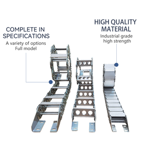 高強度亜鉛メッキCNC鋼ケーブルドラッグチェーン工業用ブリッジ型ケーブルキャリア（金属エネルギースチールケーブル用） - Product Image 4