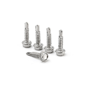 Tornillos autorroscantes de acero inoxidable 410 GR5 con zincado, rosca gruesa M6, cabeza hexagonal externa, sujetadores de techo tipo cola de milano, varios modelos - Product Image 5