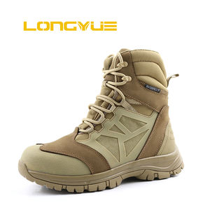SAFETY LOONG Bottes tactiques pour hommes Bottes de randonnée imperméables Field Desert Boots Outdoor Trekking Sneakers Randonnée - Product Image 1