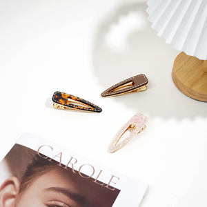 Pinza de Pelo Elegante y Delgada con Incrustaciones de Diamantes de Imitación, Pinza de Acetato, Venta al por Mayor, Accesorios para el Cabello Personalizados Unisex para Niñas - Product Image 6