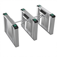 Torniquete Trípode Totalmente Automático HPT-YD1001-D-QZD, Acero Inoxidable SUS 304, Control de Acceso Inteligente con Reconocimiento Facial, Mecanismo Hidráulico de Alta Velocidad