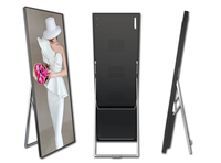 Panneau d'affichage LED intérieur de taille personnalisée P5 debout/panneau mural panneau publicitaire aluminium/fer pour affiche de film