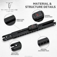TianFang Support ISOFIX en Acier Allié, Connecteur Latch Réglable Siège Bébé, OEM