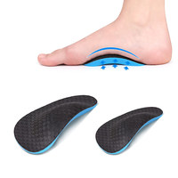 Demi-semelles de soutien de la voûte plantaire en coton respirant et élastique, absorbant les chocs, pour l'alignement des pieds, idéales pour la course, la marche et les inserts de chaussures quotidiennes