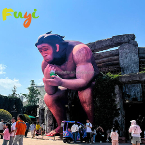 Decoración de entrada de zoológico Mono inflable gigante Inflable King Kong Animal Modelo Mascota Globo - Product Image 4