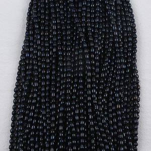 Perles de riz d'eau douce naturelles de Zhuji, 4-5 mm, perles blanches, fils de perles pour matériaux de bricolage faits à la main, perles de riz noires dispersées - Product Image 2