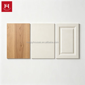 Happy Houses High Quality Custom Painted White Wood Grain Solid Wood Kitchen Cabinetry <strong>Door</strong> Modern Traditional for Whole House - Product Image 6
