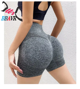 Seamless High Waisted Biker Shorts for <b>Women</b> Tummy Control Fitness Athletic Workout <b>Running</b> Yoga Gym Shorts for <b>Women</b> - Product Image 4