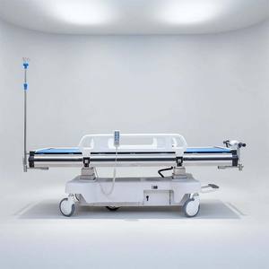 Профессиональное медицинское оборудование: регулируемая многофункциональная кушетка-каталка для легкого перемещения пациентов, больничная кровать - Product Image 2