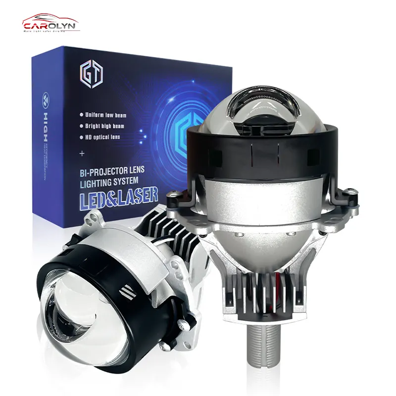 유니버설 프로젝터 렌즈 3.0 인치 Bi LED 프로젝터 렌즈 차량 사용자 정의 만든 자동차 범용 슈퍼 밝은 P70 60W