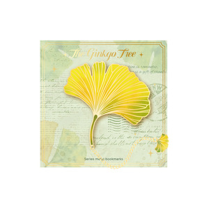 Yujian Chengpin espécimen serie Metal recompensa estudiante regalo exquisita hoja recuerdo marcapáginas - Product Image 5