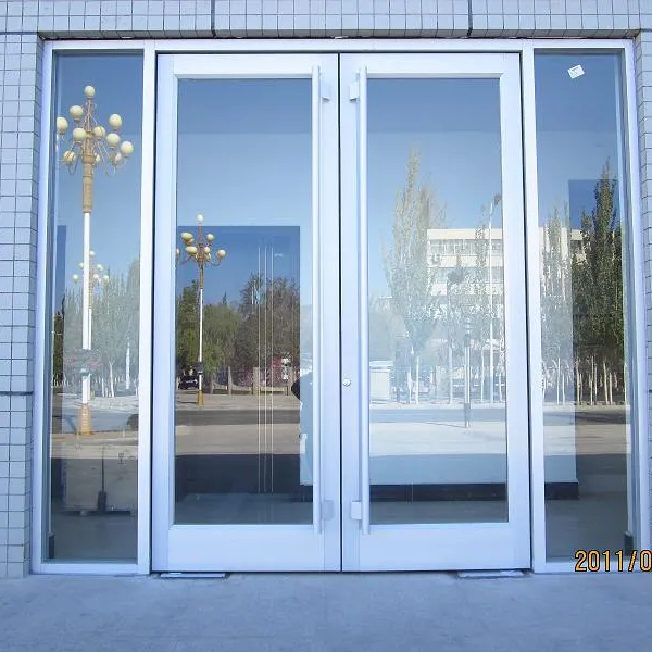 Business Custom Commercial Clear Glass Aluminum Door